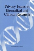 Cover: Privacy Issues in Biomedical and Clinical Research - National Academies Press