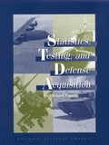 Cover: Statistics, Testing, and Defense Acquisition - National Academies Press