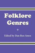 Cover: Folklore Genres - University of Texas Press