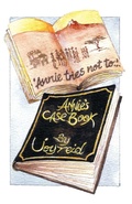 Cover: Annie Tries Not to and Annie's Case Book - Trafford Publishing