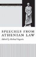 Cover: Speeches from Athenian Law - University of Texas Press