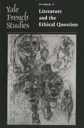 Cover: Yale French Studies, Number 79 - Yale University Press