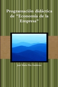 Abbildung von: Programacion Didactica De "Economia De La Empresa" - Lulu.com