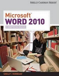 Enlarge image Cover: Microsoft Word 2010, Comprehensive - Course Technology Inc