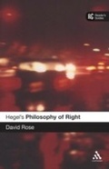Cover: Hegel's 'Philosophy of Right' - Continuum Publishing Corporation