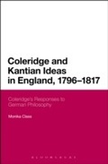 Cover: Coleridge and Kantian Ideas in England, 1796-1817 - Bloomsbury Academic USA