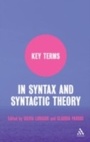 Cover: Key Terms in Syntax and Syntactic Theory - Continuum Publishing Corporation