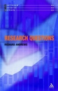 Enlarge image Cover: Research Questions - Continuum Publishing Corporation