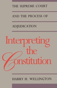 Enlarge image Cover: Interpreting the Constitution - Yale University Press