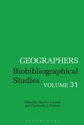Cover: Geographers - Bloomsbury Academic USA