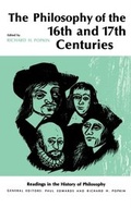 Cover: Philosophy of the Sixteenth and Seventeenth Centuries - Free Press