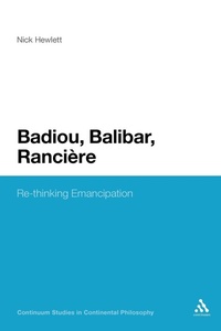 Enlarge image Cover: Badiou, Balibar, Ranciere - Continuum Publishing Corporation