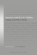 Cover: Interviews with M.A.K. Halliday - Bloomsbury Academic USA