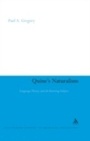 Cover: Quine's Naturalism - Continuum Publishing Corporation