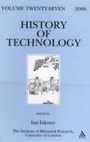 Cover: History of Technology Volume 27 - Continuum Publishing Corporation