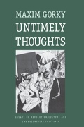 Cover: Untimely Thoughts - Yale University Press