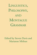 Cover: Linguistics, Philosophy, and Montague Grammar - University of Texas Press