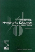 Cover: Improving Mathematics Education - National Academies Press