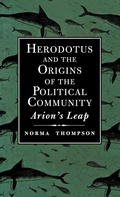 Cover: Herodotus and the Origins of the Political Community - Yale University Press