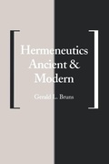 Cover: Hermeneutics Ancient and Modern - Yale University Press