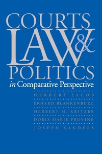 Enlarge image Cover: Courts, Law, and Politics in Comparative Perspective - Yale University Press
