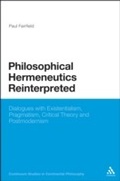 Cover: Philosophical Hermeneutics Reinterpreted - Continuum Publishing Corporation