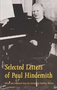 Enlarge image Cover: Selected Letters of Paul Hindemith - Yale University Press