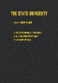 Enlarge image Cover: The State University - University of Texas Press