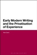 Cover: Early Modern Writing and the Privatization of Experience - Bloomsbury Academic USA