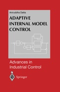 Cover: Adaptive Internal Model Control - Springer