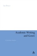 Cover: Academic Writing and Genre - Continuum Publishing Corporation