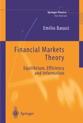 Cover: Financial Markets Theory - Springer