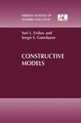 Cover: Constructive Models - Springer