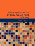 Cover: Observations of an Orderly - BiblioLife