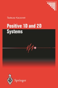 Enlarge image Cover: Positive 1D and 2D Systems - Springer