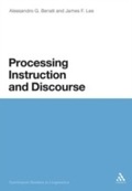 Cover: Processing Instruction and Discourse - Continuum Publishing Corporation