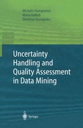Cover: Uncertainty Handling and Quality Assessment in Data Mining - Springer