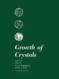 Bild: Growth of Crystals - Kluwer Academic / Plenum Publishers