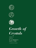 Cover: Growth of Crystals - Springer