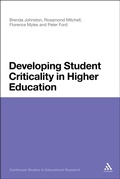 Cover: Developing Student Criticality in Higher Education - Bloomsbury Academic USA