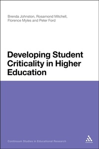 Enlarge image Cover: Developing Student Criticality in Higher Education - Bloomsbury Academic USA