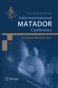 Cover: Proceedings of the 34th International MATADOR Conference - Springer
