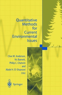 Enlarge image Cover: Quantitative Methods for Current Environmental Issues - Springer