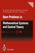 Cover: Open Problems in Mathematical Systems and Control Theory - Springer