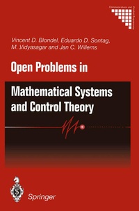 Enlarge image Cover: Open Problems in Mathematical Systems and Control Theory - Springer