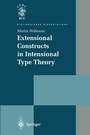 Cover: Extensional Constructs in Intensional Type Theory - Springer