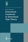 Cover: Extensional Constructs in Intensional Type Theory - Springer