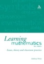 Cover: Learning Mathematics - Continuum Publishing Corporation