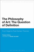 Cover: The Philosophy of Art: The Question of Definition - Bloomsbury Academic USA