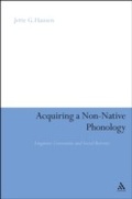 Cover: Acquiring a Non-Native Phonology - Continuum Publishing Corporation